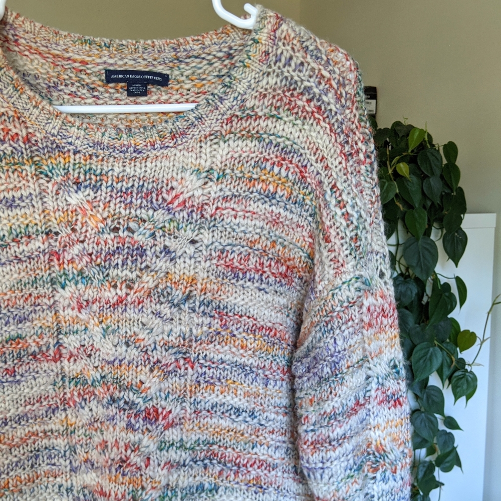 LAST CHANCE! American eagle multicolor sweater